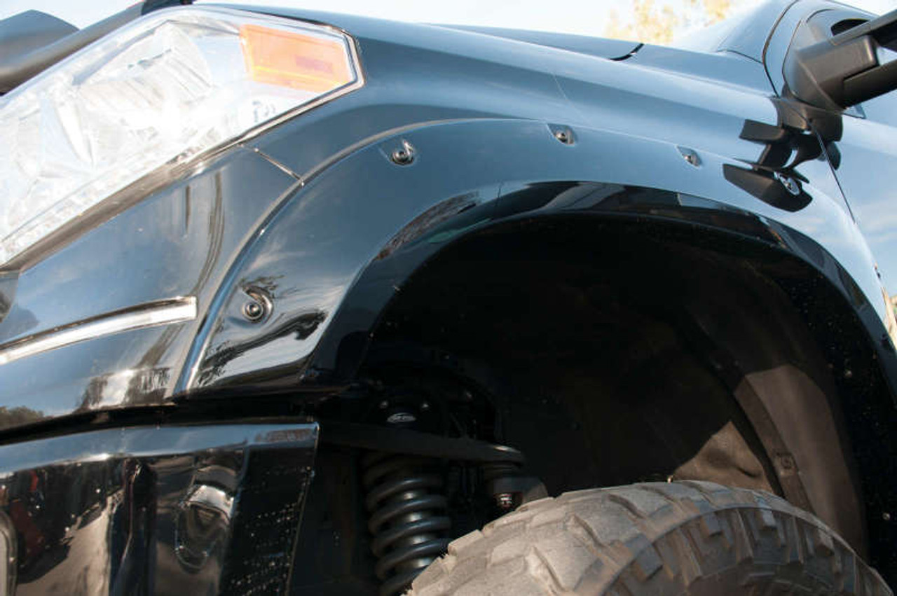 EGR 14+ Toyota Tundra Bolt-On Look Color Match Fender Flares - Set - Black - 795494-202