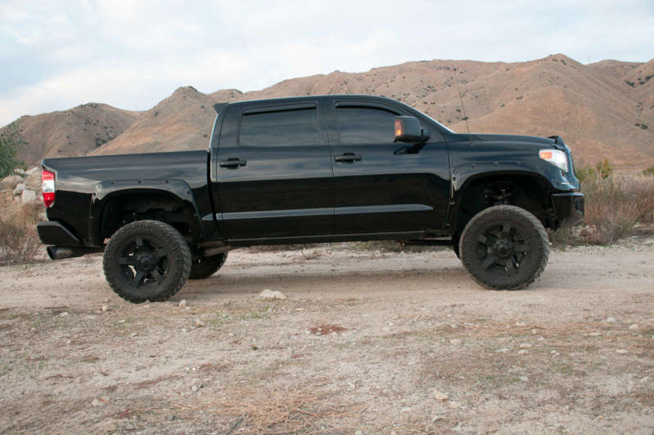 EGR 14+ Toyota Tundra Bolt-On Look Color Match Fender Flares - Set - Black - 795494-202