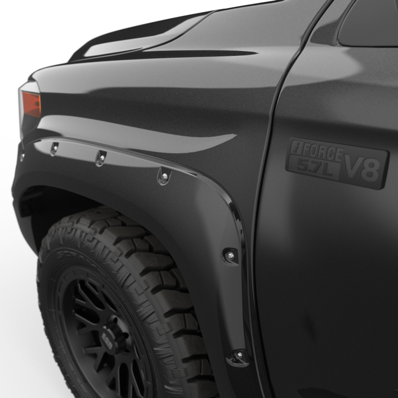 EGR 14+ Toyota Tundra Bolt-On Look Color Match Fender Flares - Set - Black - 795494-202