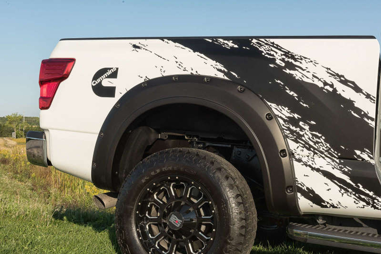 EGR 16+ Nissan Titan XD Bolt-On Look Fender Flares - Set - 795904