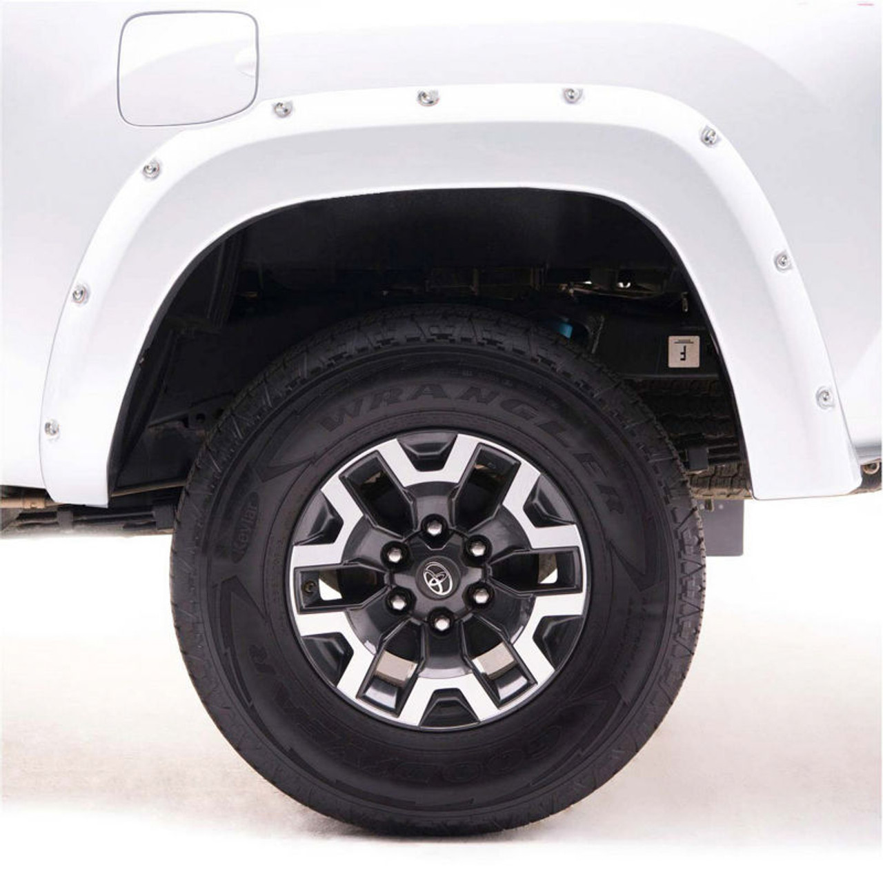EGR 16+ Nissan Titan XD Bolt-On Look Color Match Fender Flares - Set - Liquid Platinum Metallic - 795904-K23