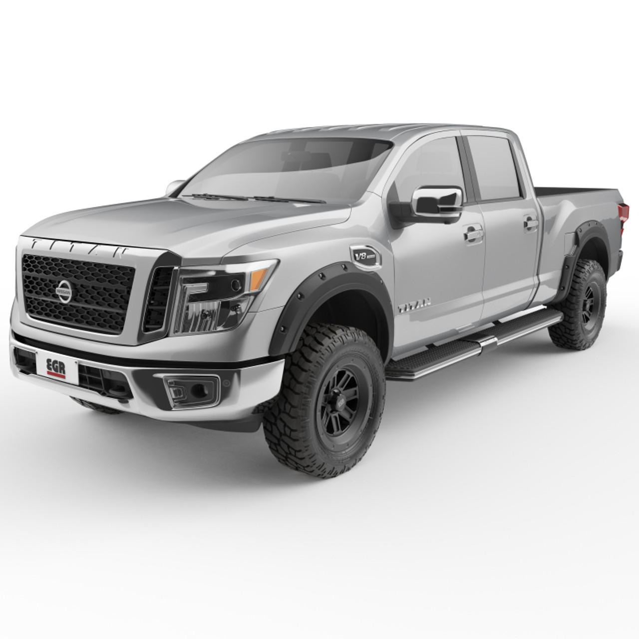 EGR 2017 Nissan Titan Bolt-On Look Fender Flares - Set - 796004
