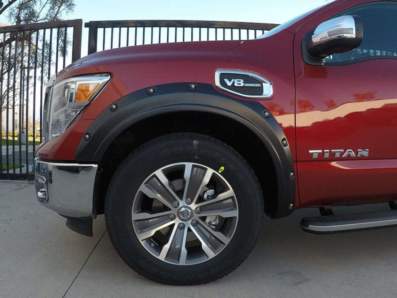 EGR 2017 Nissan Titan Bolt-On Look Fender Flares - Set - 796004
