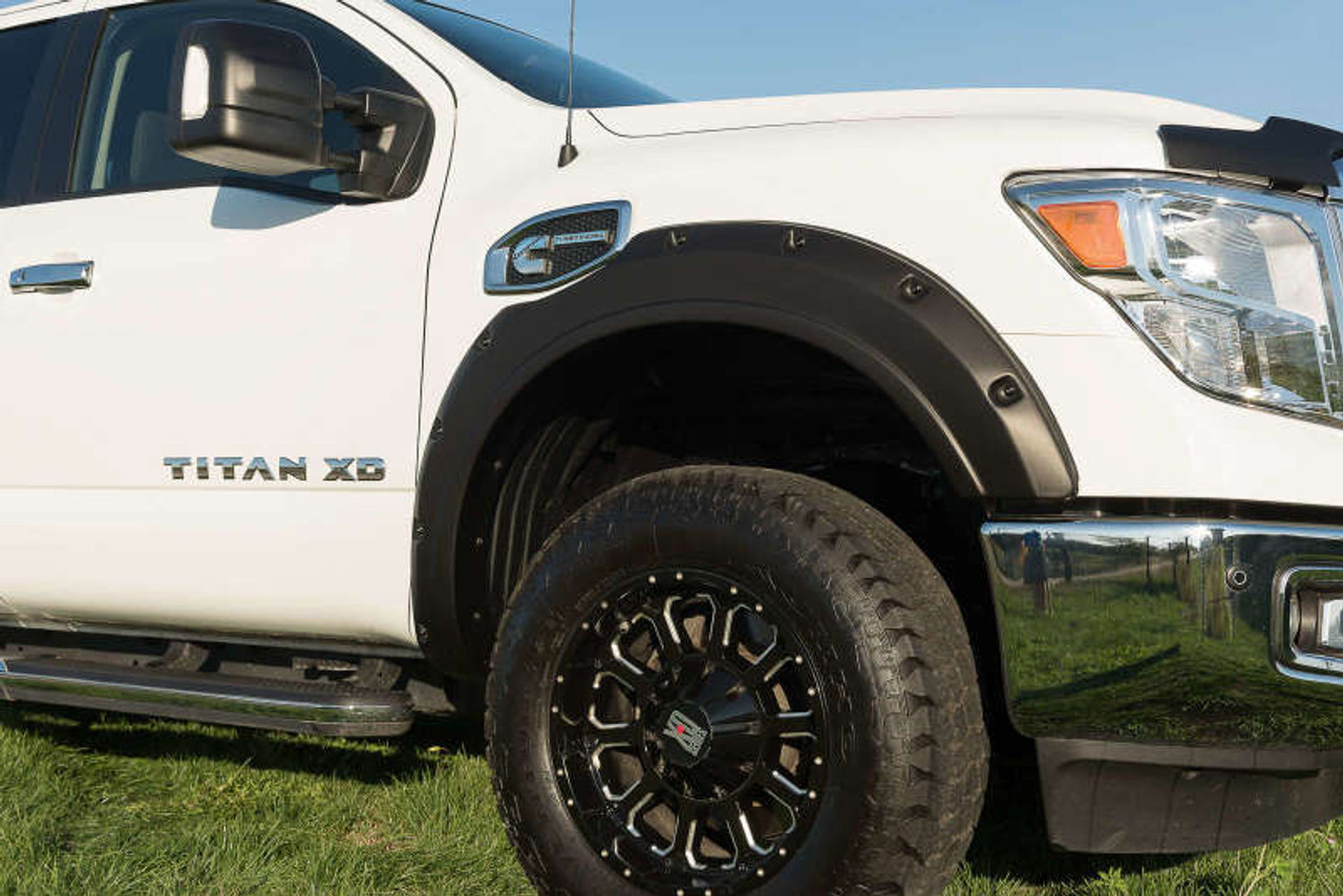 EGR 2017 Nissan Titan Bolt-On Look Fender Flares - Set - 796004