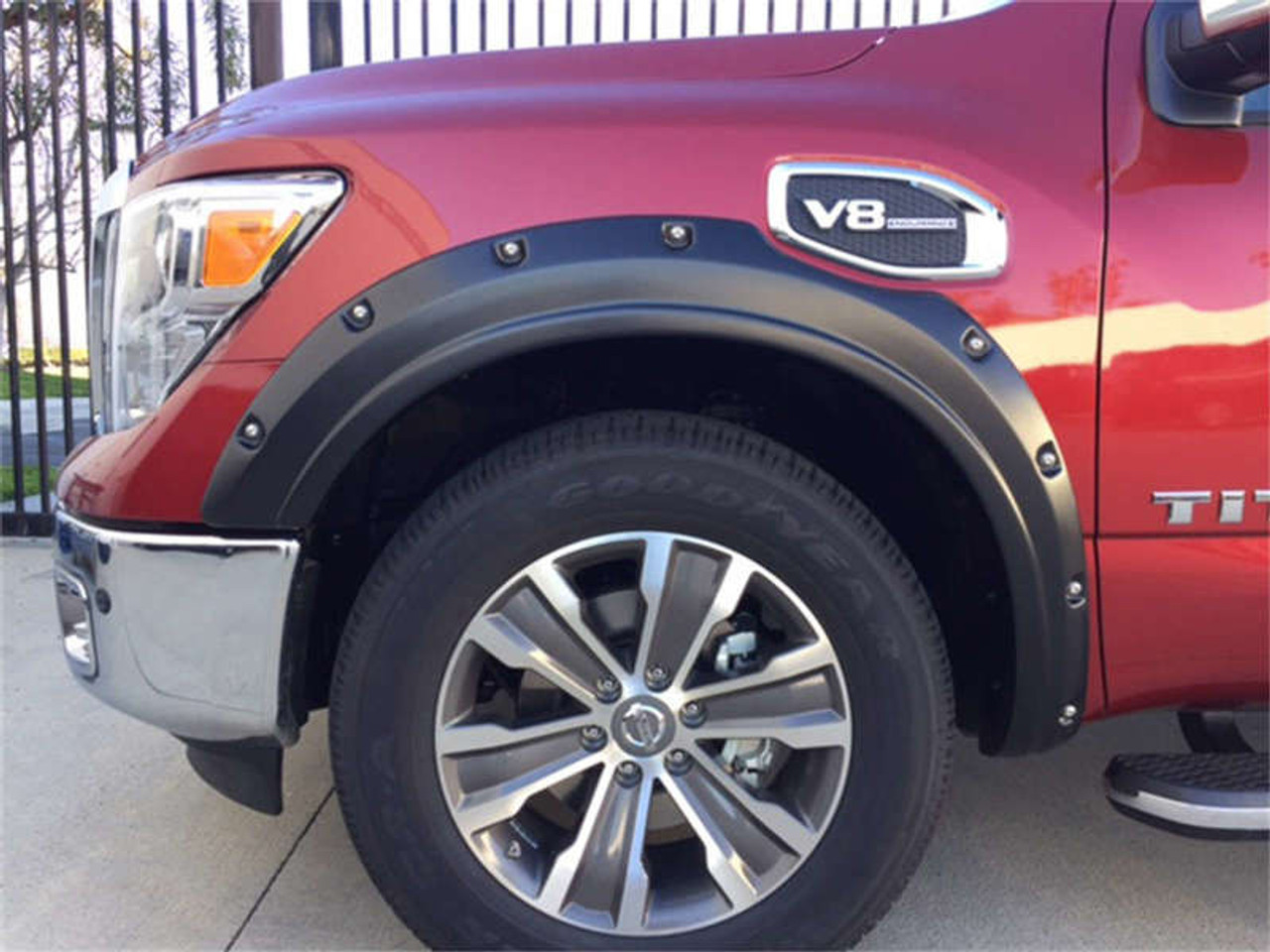 EGR 2017 Nissan Titan Bolt-On Look Fender Flares - Set - 796004