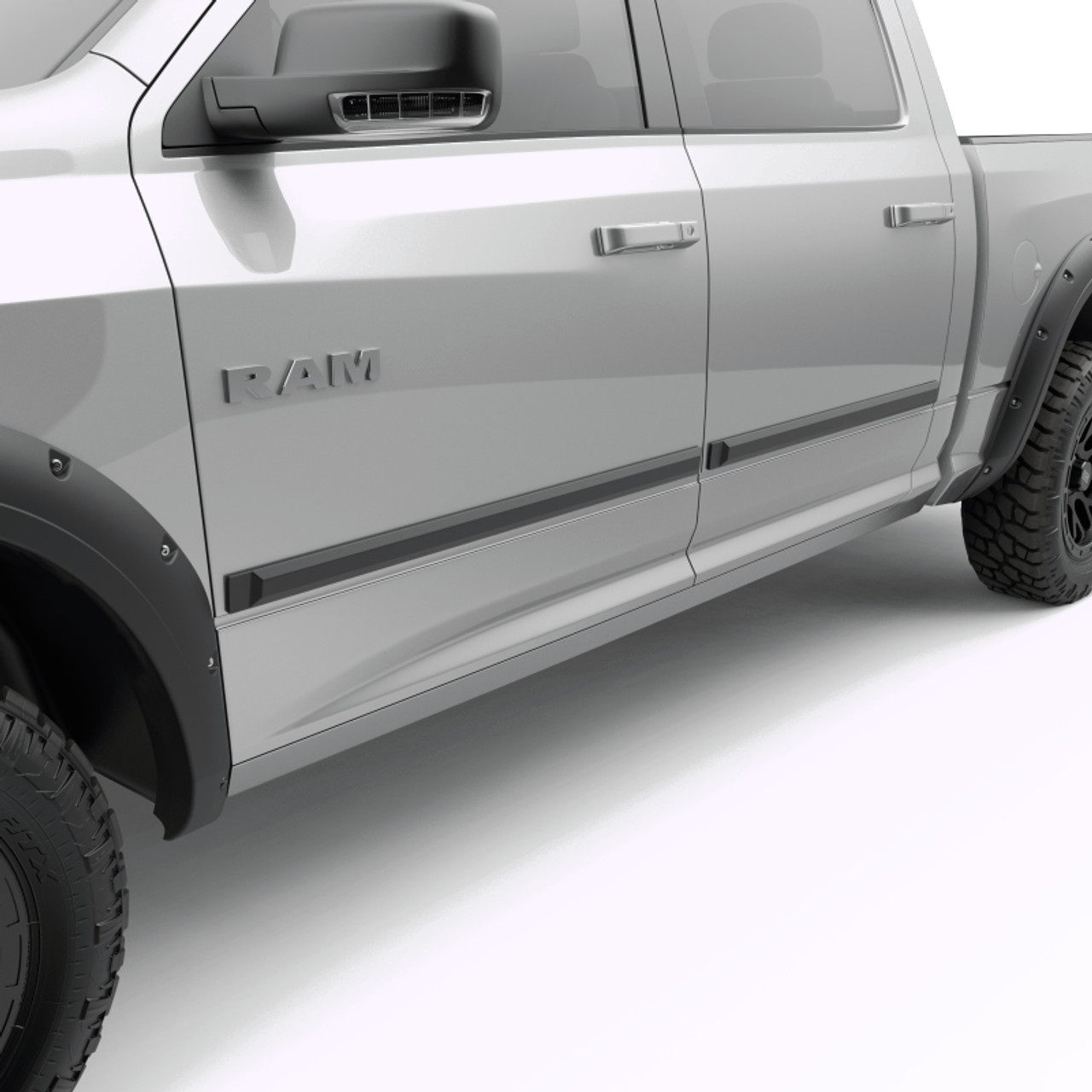 EGR Crew Cab Front 41.5in Rear 38in Rugged Style Body Side Moldings (951674) - 951674