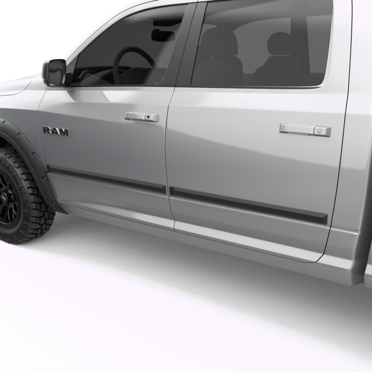EGR Crew Cab Front 41.5in Rear 38in Rugged Style Body Side Moldings (951674) - 951674