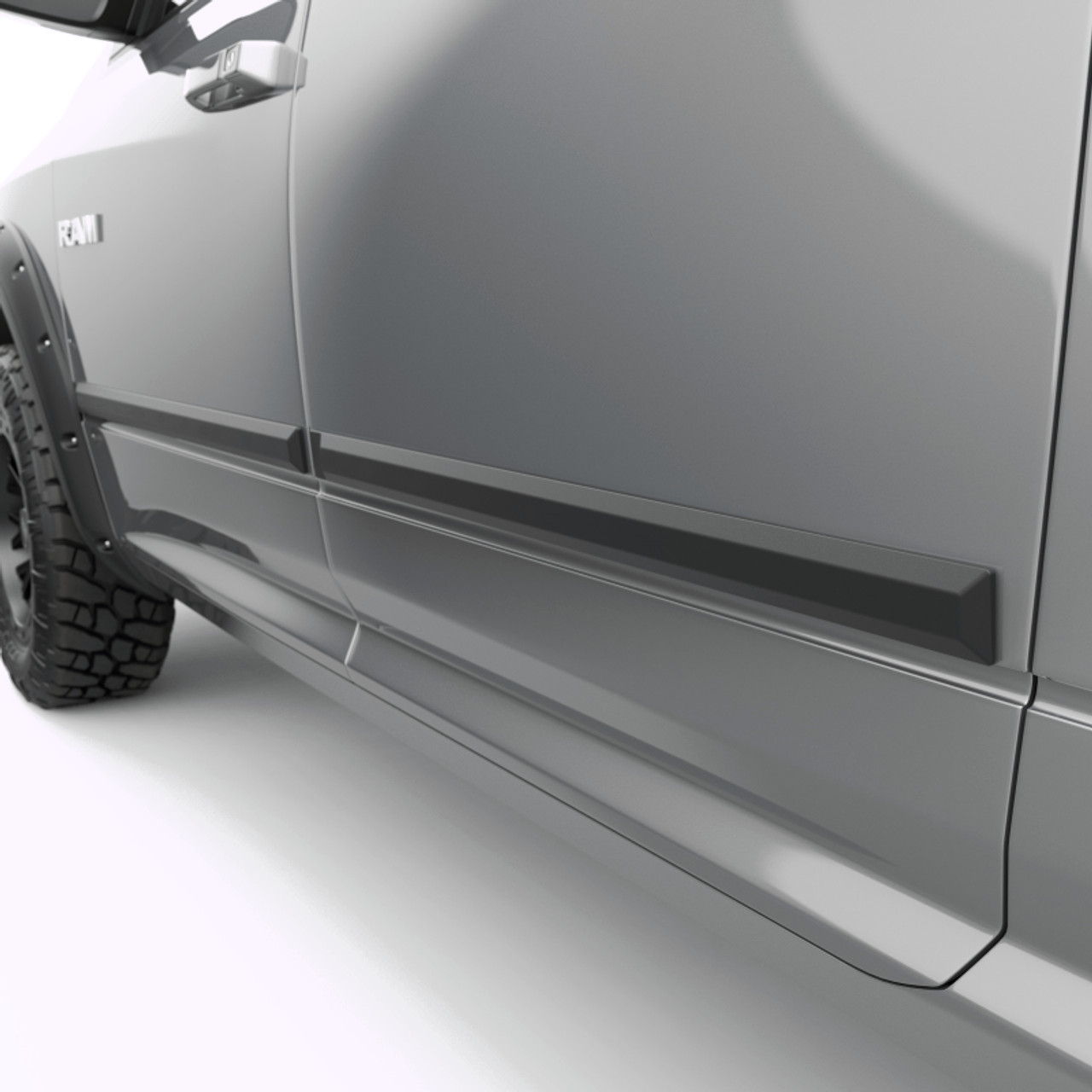 EGR Crew Cab Front 41.5in Rear 38in Rugged Style Body Side Moldings (951674) - 951674