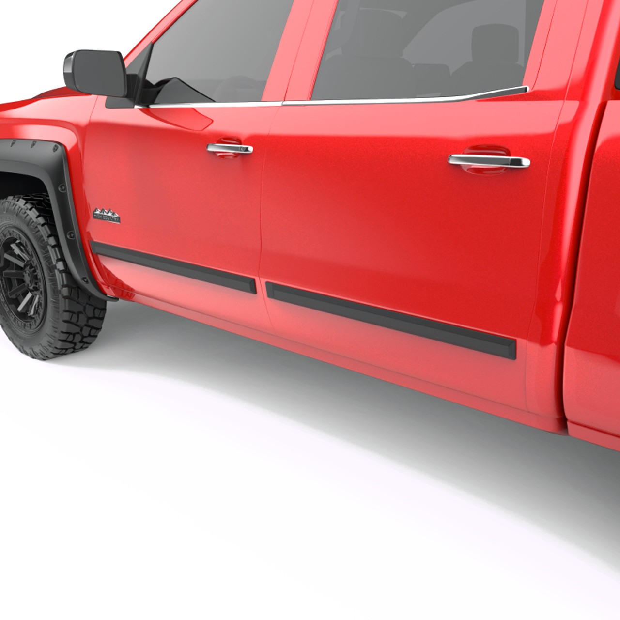 EGR Crew Cab Front 45in Rear 34.5in Rugged Style Body Side Moldings (953474) - 953474