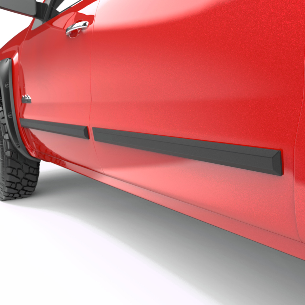 EGR Crew Cab Front 45in Rear 34.5in Rugged Style Body Side Moldings (953474) - 953474
