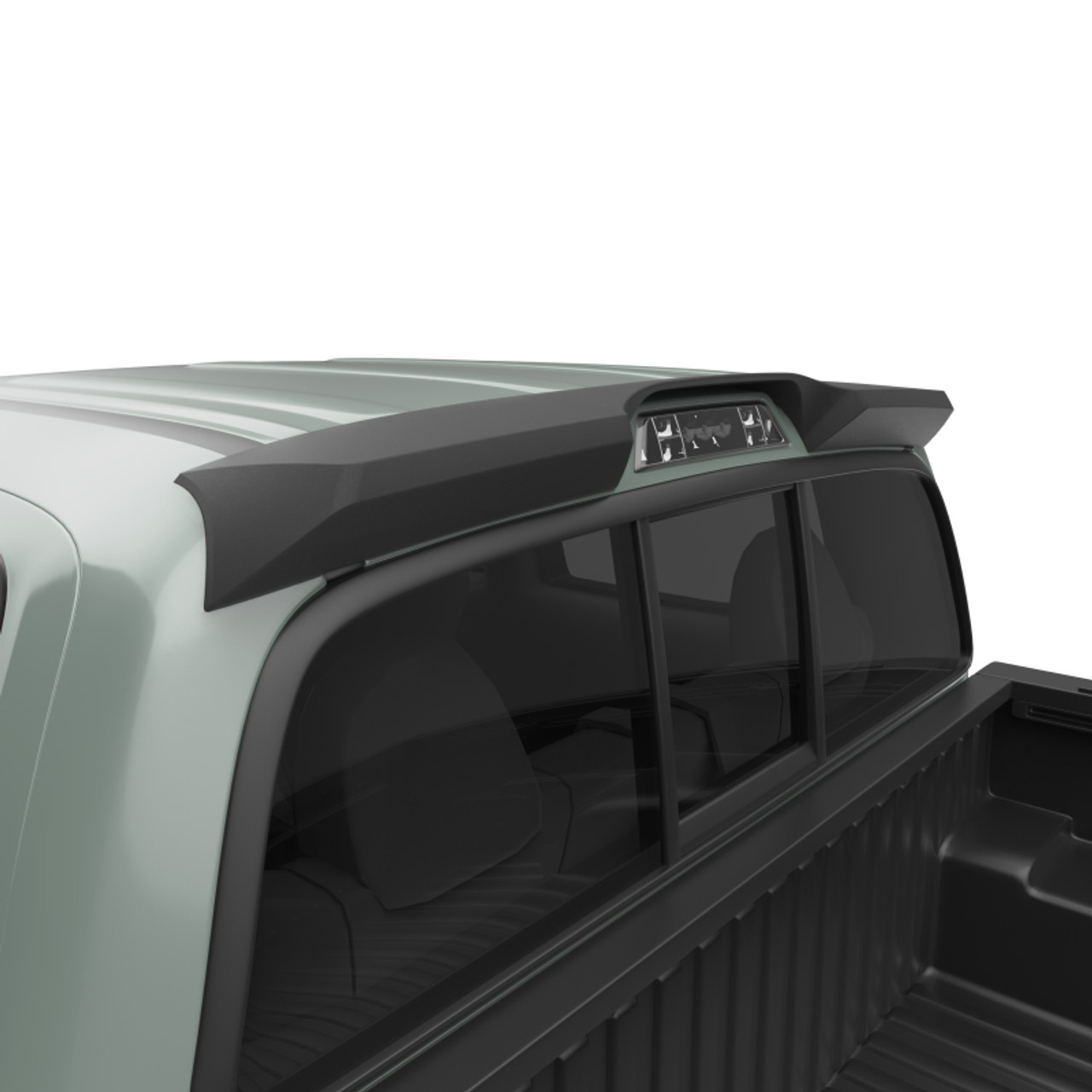 EGR 16-17 Toyota Tacoma Matte Black Truck Cab Spoiler (985089) - 985089