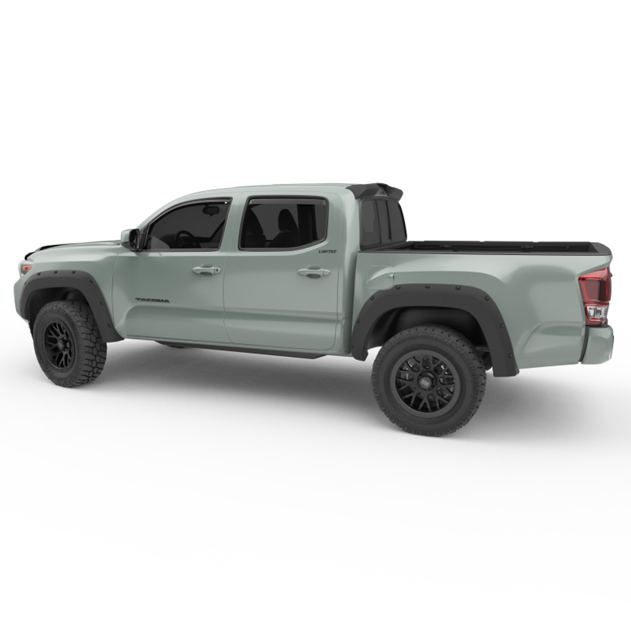 EGR 16-17 Toyota Tacoma Matte Black Truck Cab Spoiler (985089) - 985089