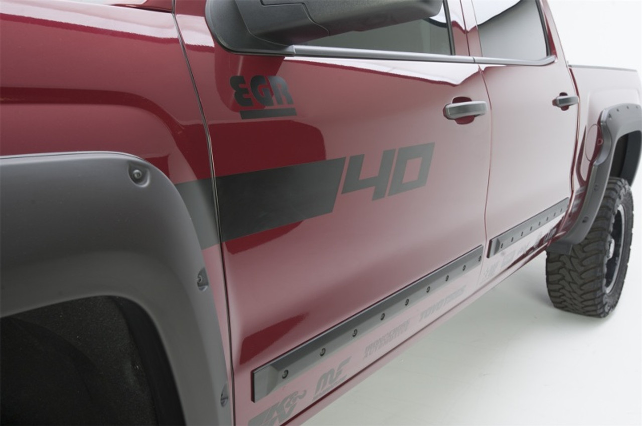 EGR Crew Cab Front 41.5in Rear 38in Bolt-On Look Body Side Moldings (991674) - 991674