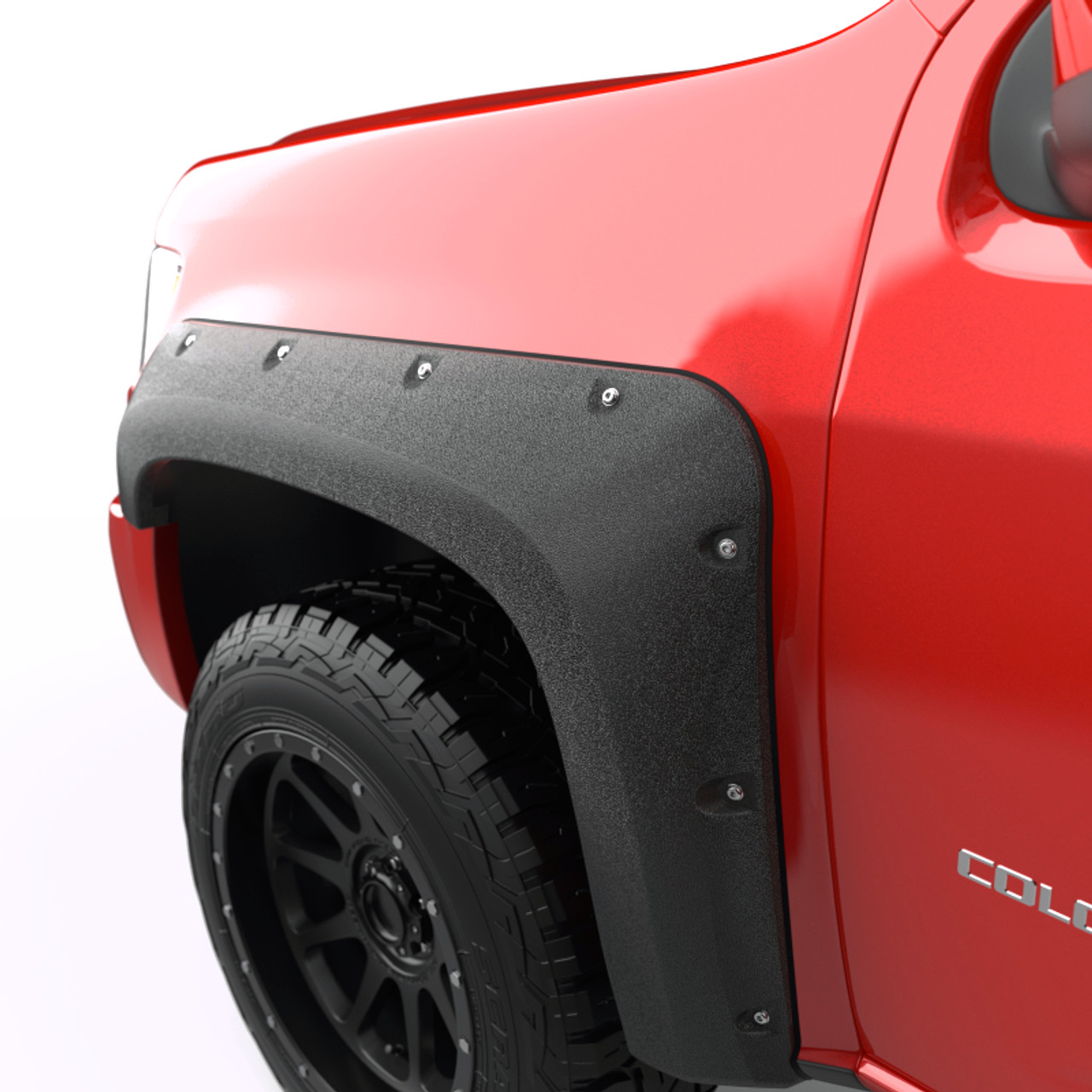 EGR 15-22 Chevrolet Colorado Bolt-On Style Fender Flares - Set - Black - BLF1013