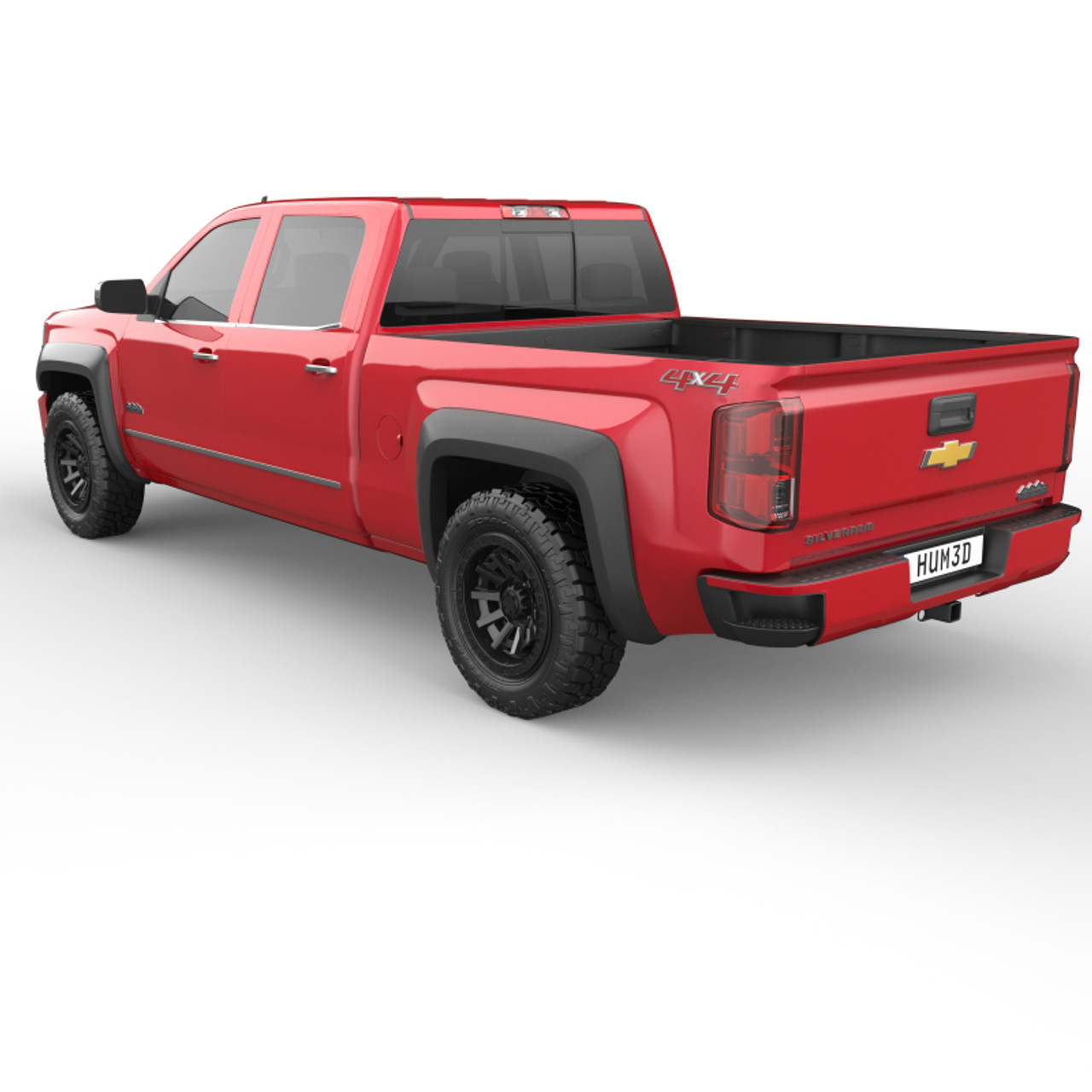 EGR 14-18 Chevrolet Silverado 1500 Baseline Standard Style Fender Flares Set Of 4 - BLF2009