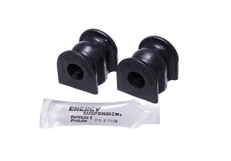 Energy Suspension 04-05 Acura TSX Black 15mm Rear Sway Bar Bushing Set - 16.5138G