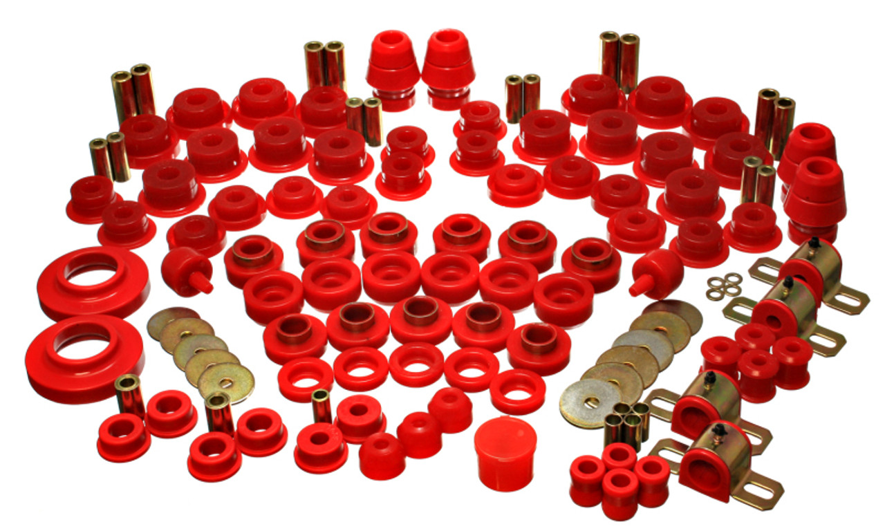 Energy Suspension 07-11 Jeep JK 2dr Red Hyper-Flex Master Bushing Set - 2.18109R