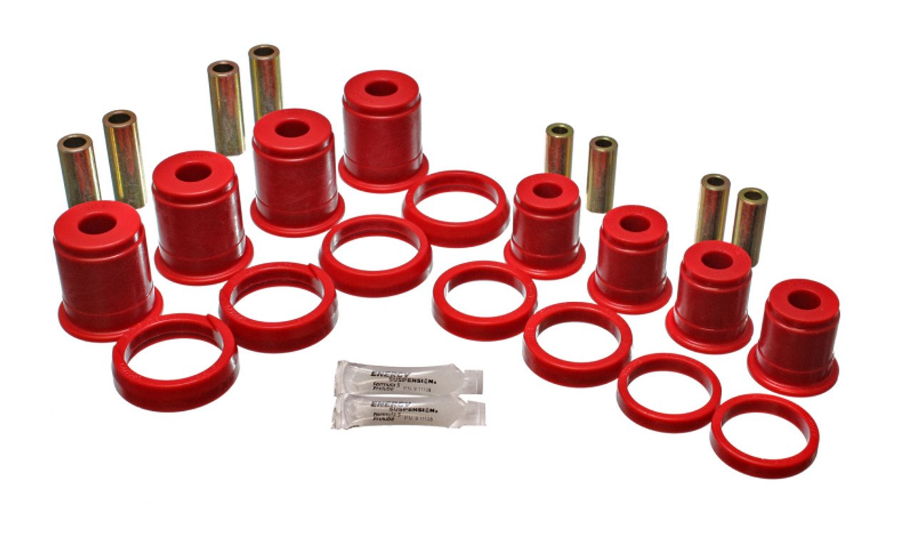 Energy Suspension 84-01 Jeep Cherokee/Wagoneer/Comanche 2WD Red Front Control Arm Bushings - 2.3101R