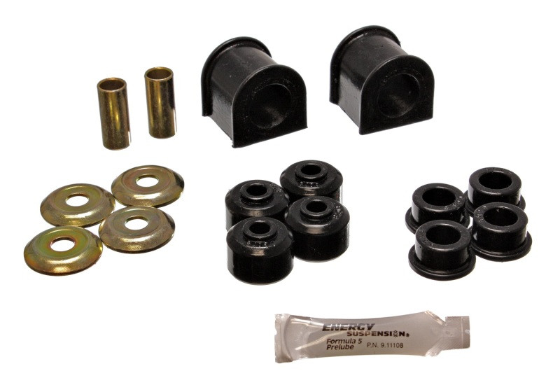 Energy Suspension Front Stab Bar Bushing Set - Black - 2.5108G