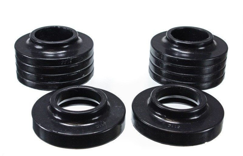 Energy Suspension Jeep Spring Isolators - Black - 2.6102G