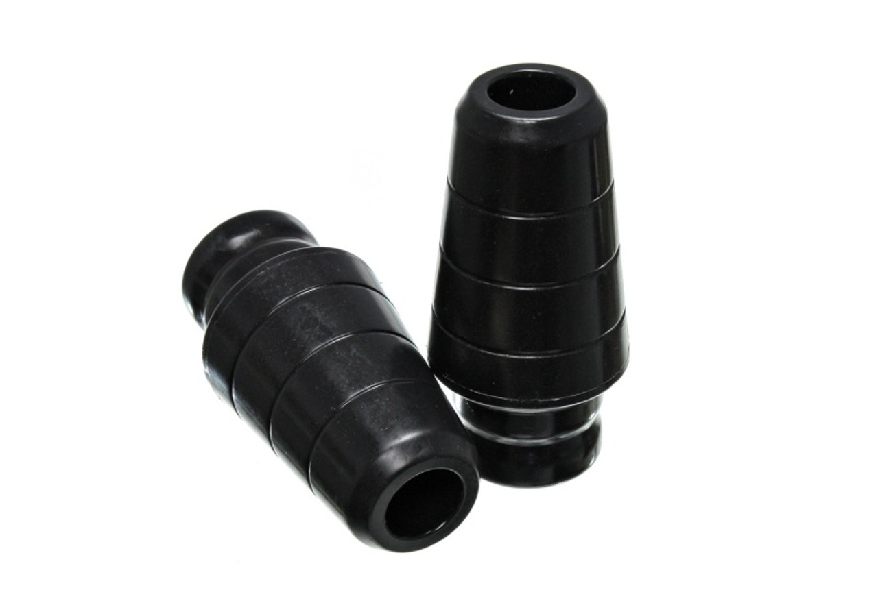 Energy Suspension 97-06 Jeep Wrangler TJ with 1 3/4 in lift Black Front Bump Stop Set (Set of 2) - 2.9102G