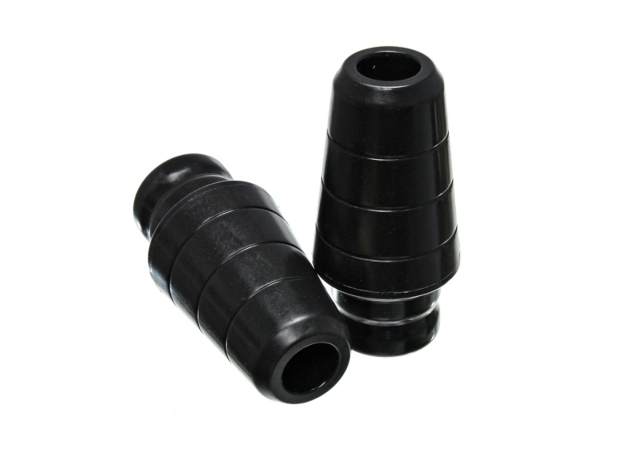 Energy Suspension 97-06 Jeep Wrangler TJ with 1 3/4 in lift Black Front Bump Stop Set (Set of 2) - 2.9102G