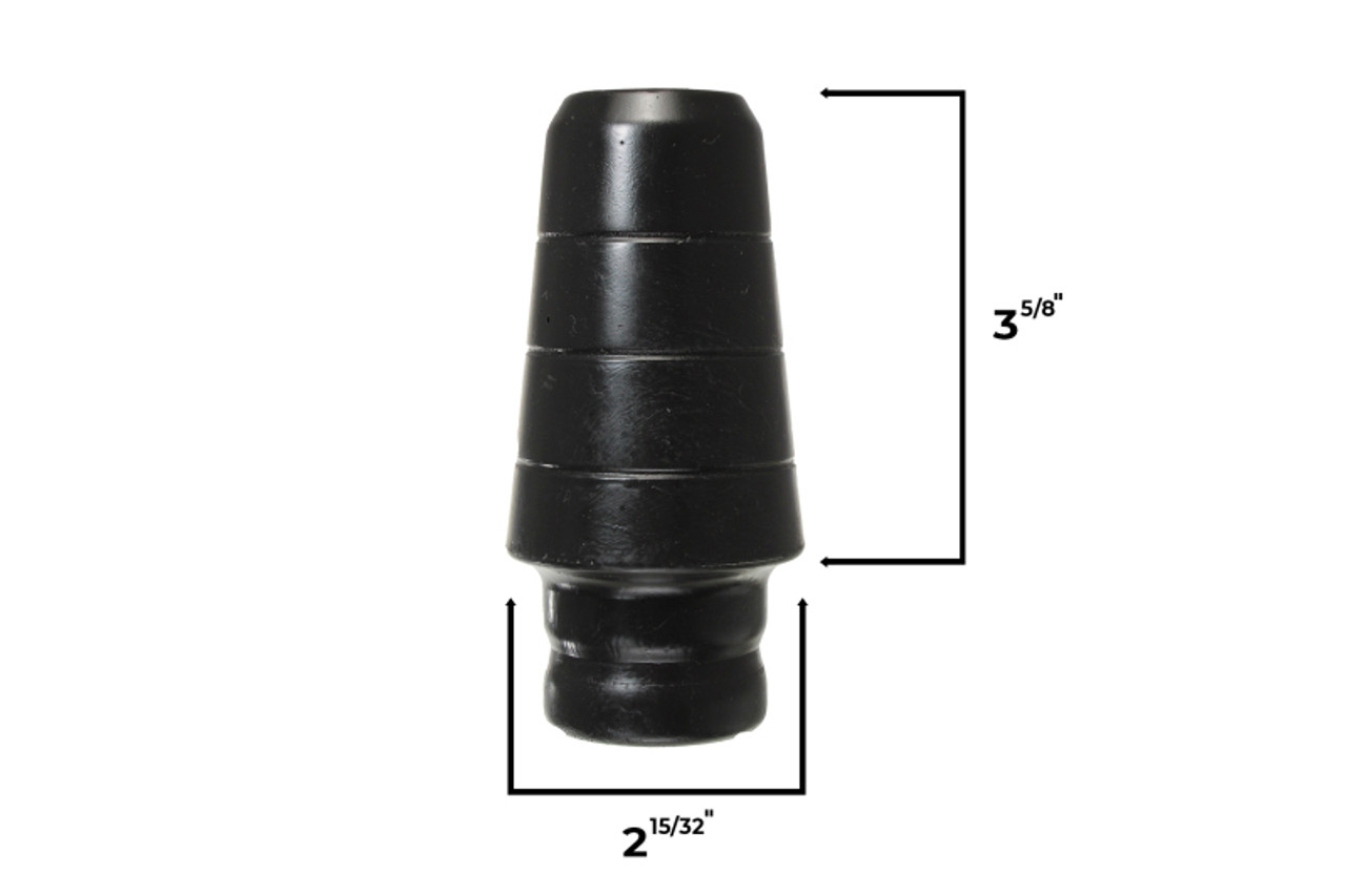 Energy Suspension 97-06 Jeep Wrangler TJ with 1 3/4 in lift Black Front Bump Stop Set (Set of 2) - 2.9102G