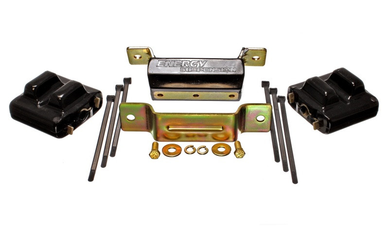 Energy Suspension 88-94 GM Blazer 4WD K Series Black Motor and Transmission Mounts; Zinc Finish - 3.1131G