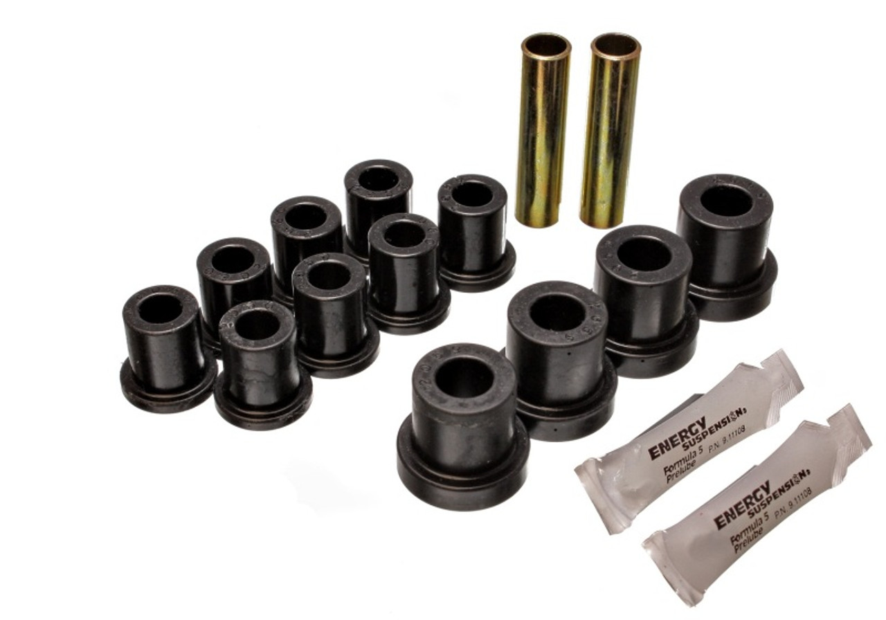 Energy Suspension 54-62 Chevy Corvette Black Rear Leaf Spring Bushing Set - 3.2121G