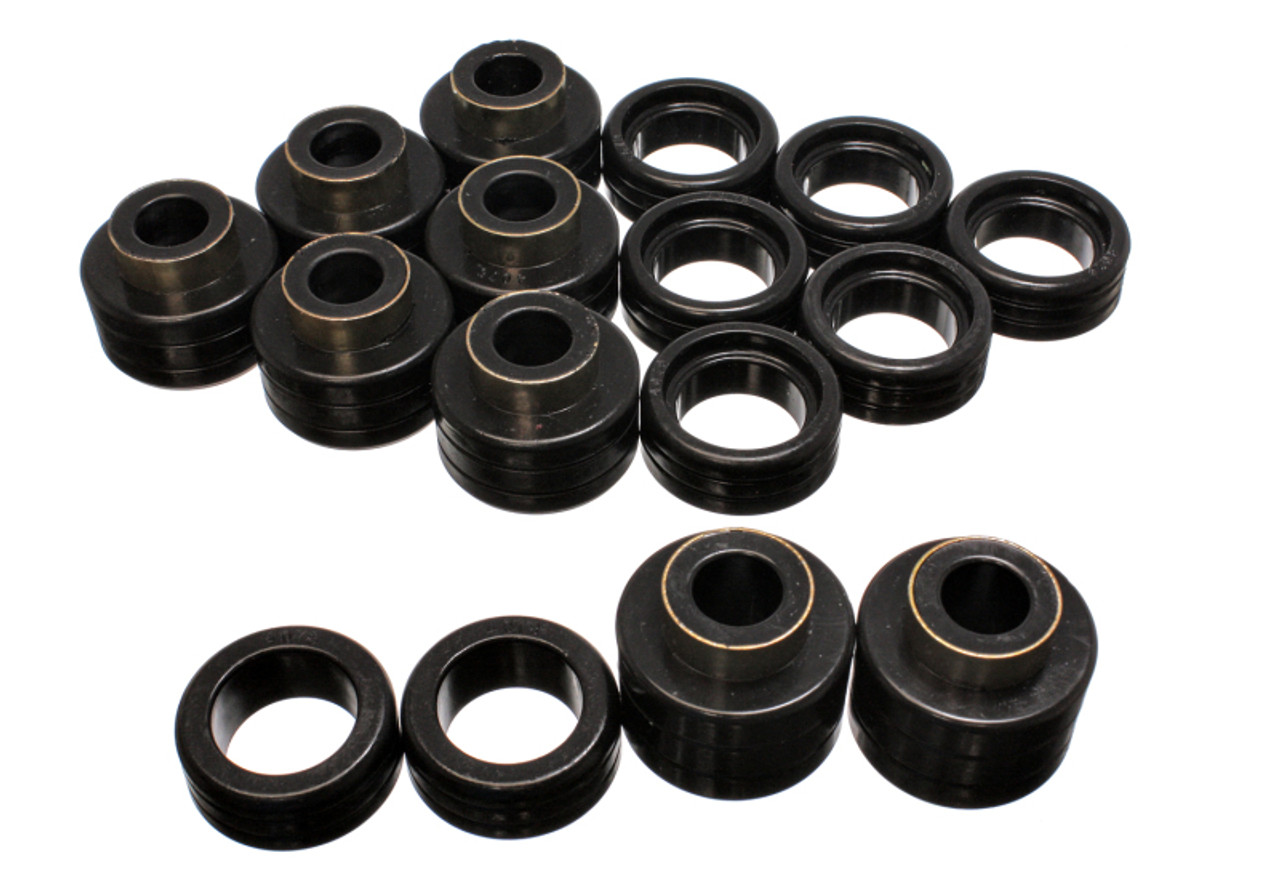 Energy Suspension Chevy Xtra Cab 2&4Wd Body Mts - Black - 3.4122G