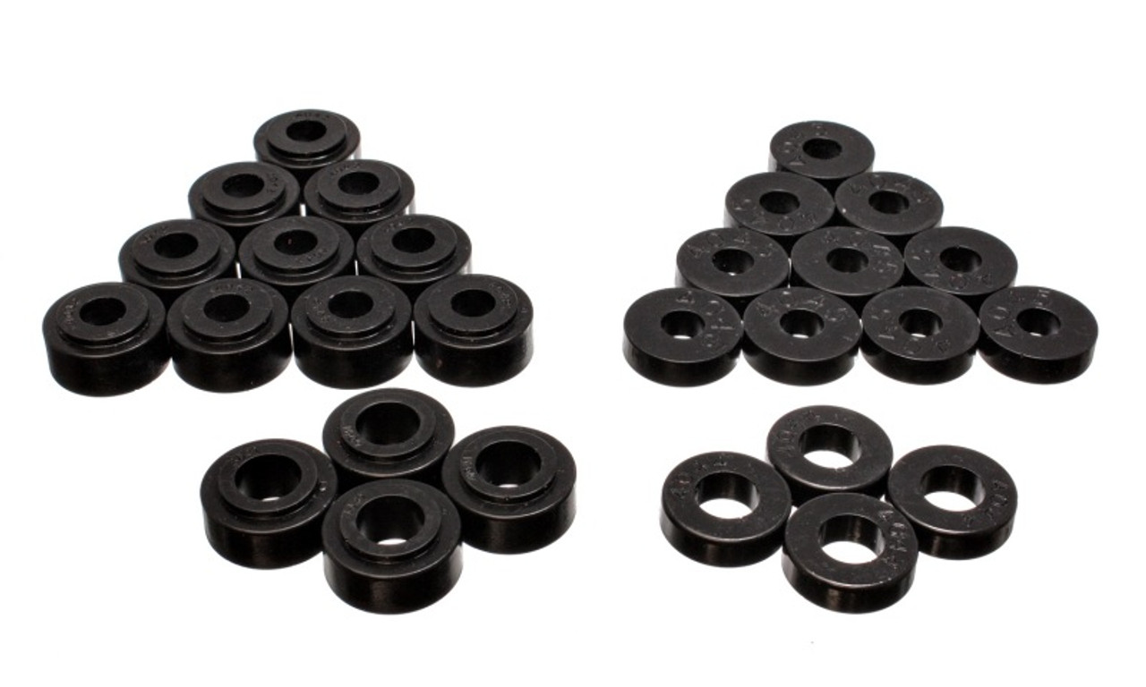 Energy Suspension Body Mounts - Black - 3.4134G