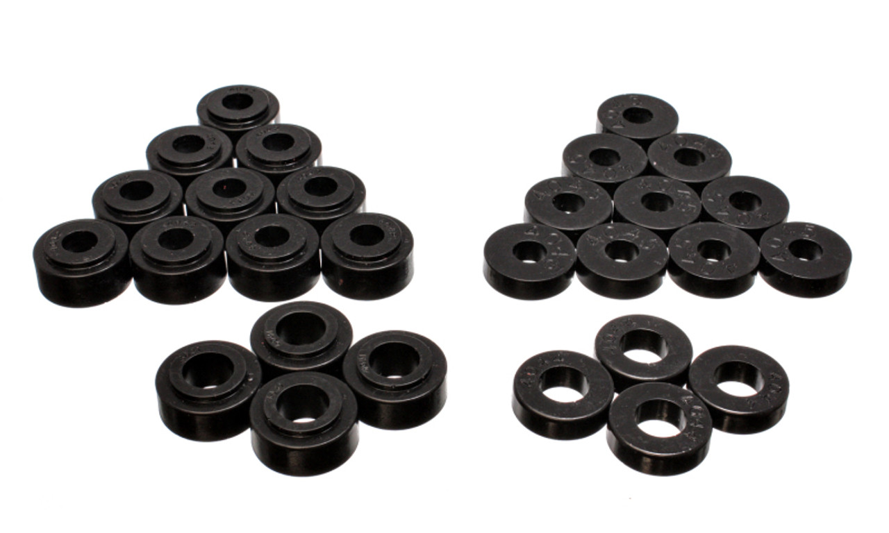 Energy Suspension Body Mounts - Black - 3.4134G