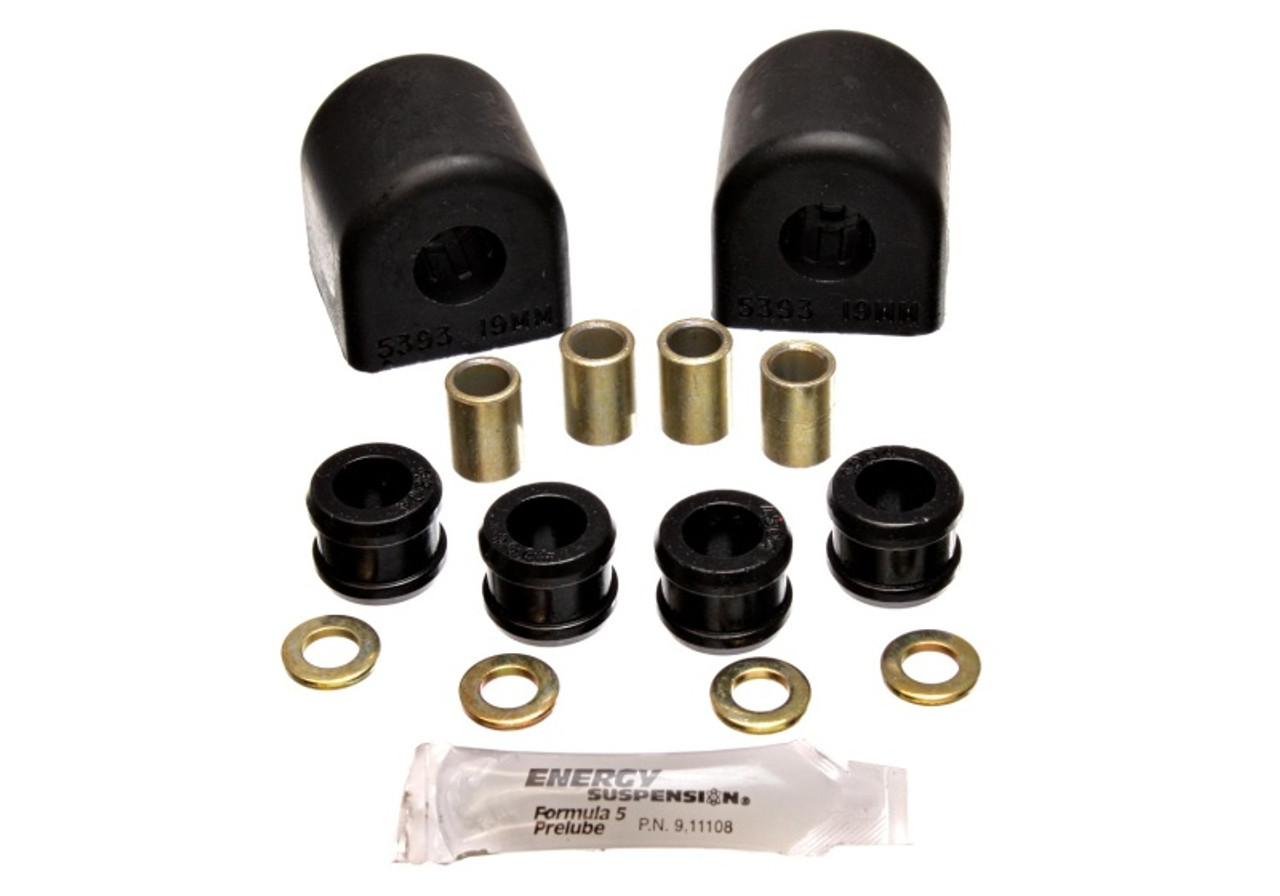 Energy Suspension 84-96 Chevy Corvette Black Reuse OE 19mm OD Rear Sway Bar Brackets - 3.5191G