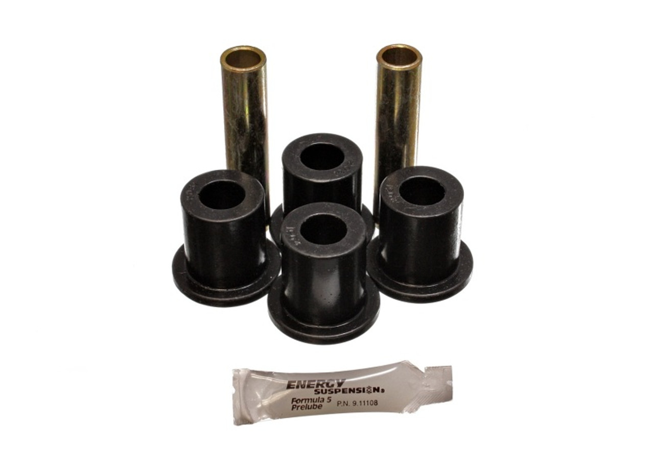 Energy Suspension Rr Spring Frame Shackle Kit - Black - 4.2128G