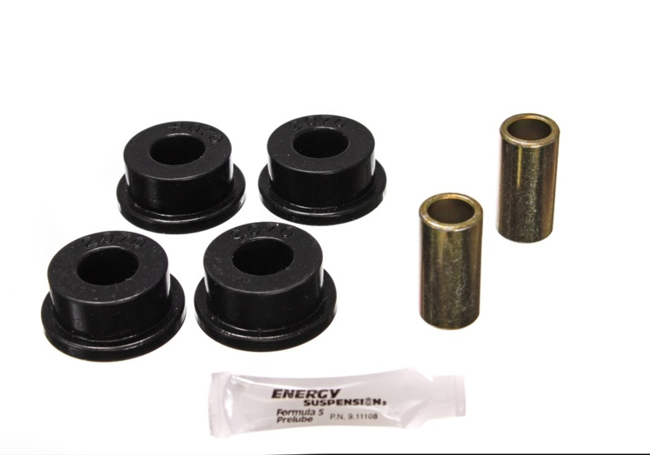 Energy Suspension 80-98 Ford F-250 4WD/F350 4WD Black Front Frame Shackle Bushing Set - 4.2131G