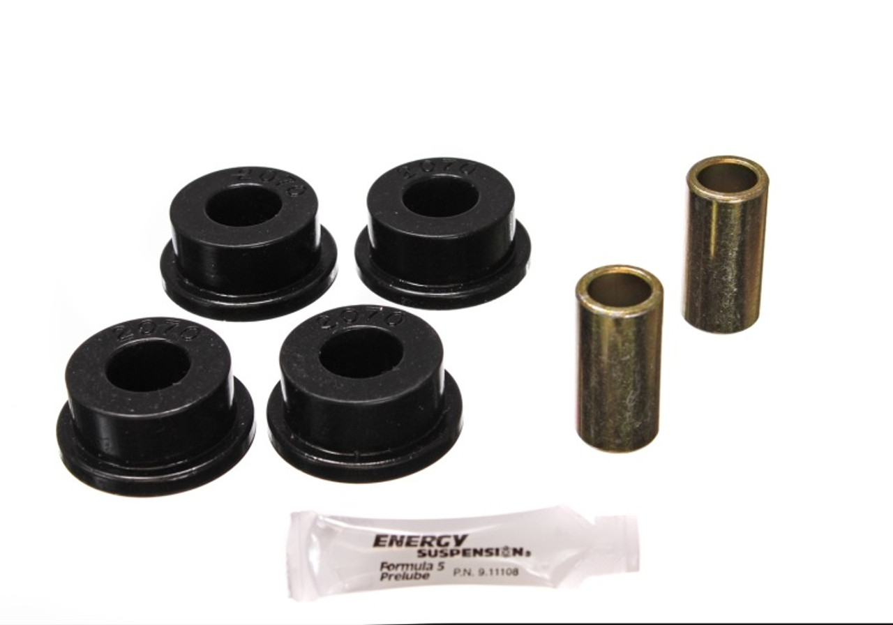 Energy Suspension 80-98 Ford F-250 4WD/F350 4WD Black Front Frame Shackle Bushing Set - 4.2131G
