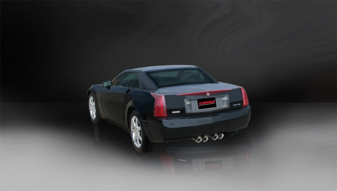 Corsa 2004-2008 Cadillac XLR 4.6L Polished Sport Cat-Back Exhaust - 14156