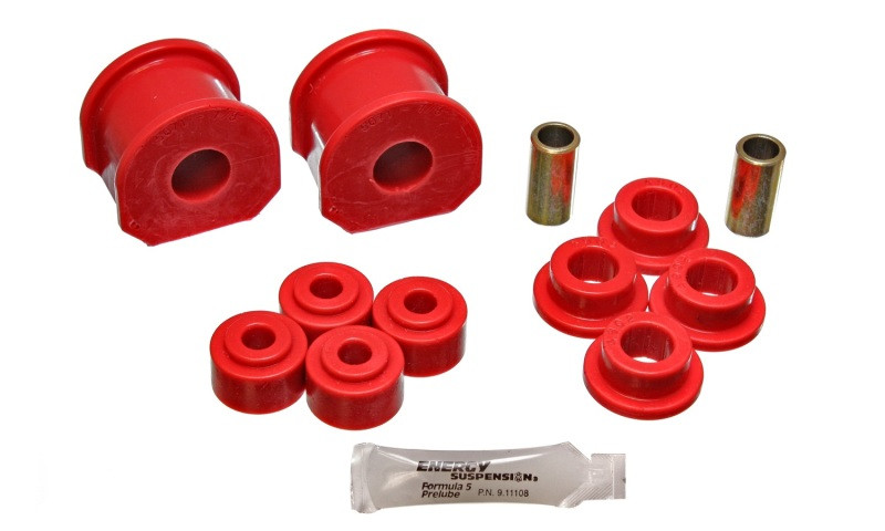 Energy Suspension Ford F100/150/250/350 Red Fr & Rr B Style 3/4in Sway Bar Bushing Sets - 4.5122R