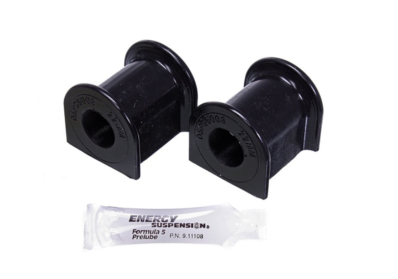 Energy Suspension 2015 Ford Mustang 22mm Rear Sway Bar Bushings - Black - 4.5198G