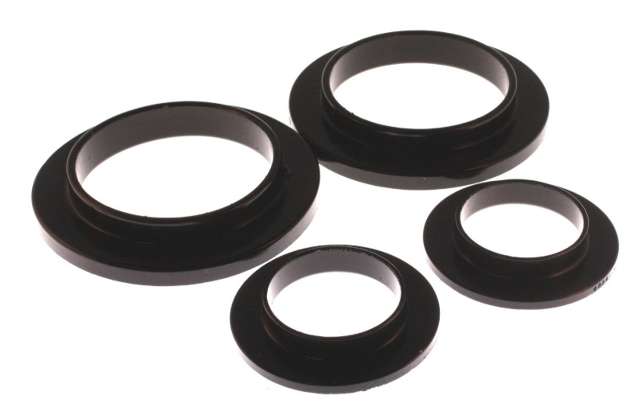 Energy Suspension 79-04 Ford Mustang SVO Black Rear Spring Upper & Lower Isolator Set - 4.6101G