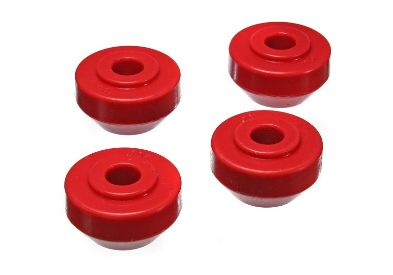Energy Suspension 72-78 Ford Crown Vic/72-79 Thunderbird Red Front Strut Rod Bushing Set - 4.7117R