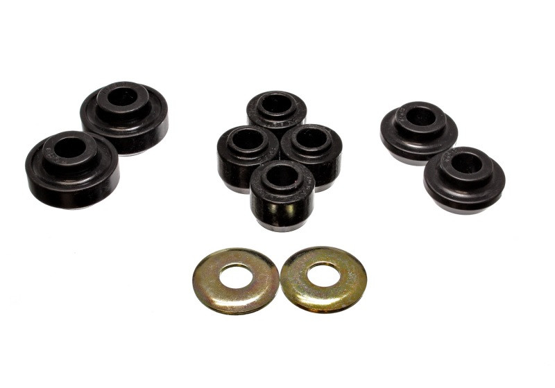 Energy Suspension 86-95 Ford Taurus Black Front Strut Rod Bushing Set - 4.7119G