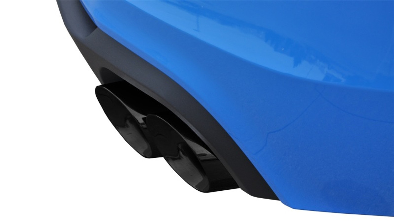 Corsa 2013-2014 Ford Mustang Shelby GT500 5.8L V8 Black Sport Axle-Back + XO Exhaust - 14323BLK