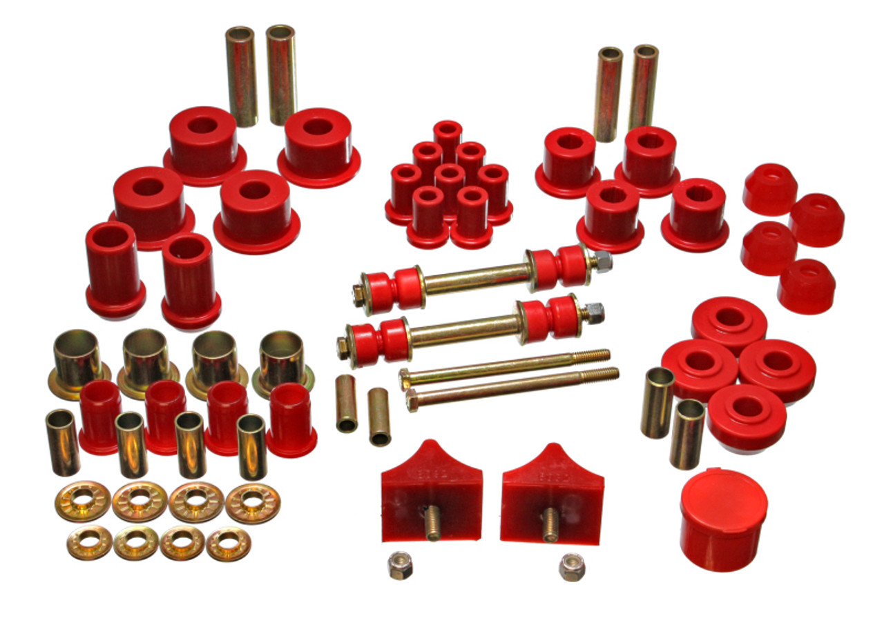 Energy Suspension 66-76 Chrysler A Body - Dart/Demon/Duster/Valiant Red Hyper-flex Master Bushing Se - 5.18104R