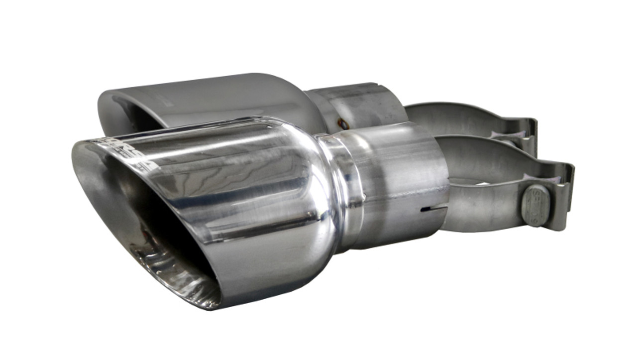 Corsa 2015-2017 Ford Mustang GT 3.0in Inlet / 4.5in Outlet Polished Tip Kit (For Corsa Exhaust Only) - 14346
