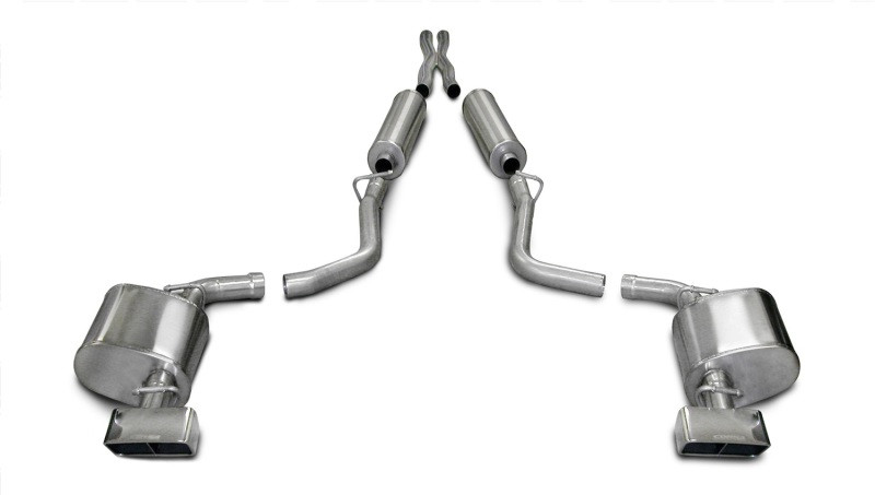 Corsa 2009-2010 Dodge Challenger R/T 5.7L V8 Manual Polished Xtreme Cat-Back Exhaust - 14437
