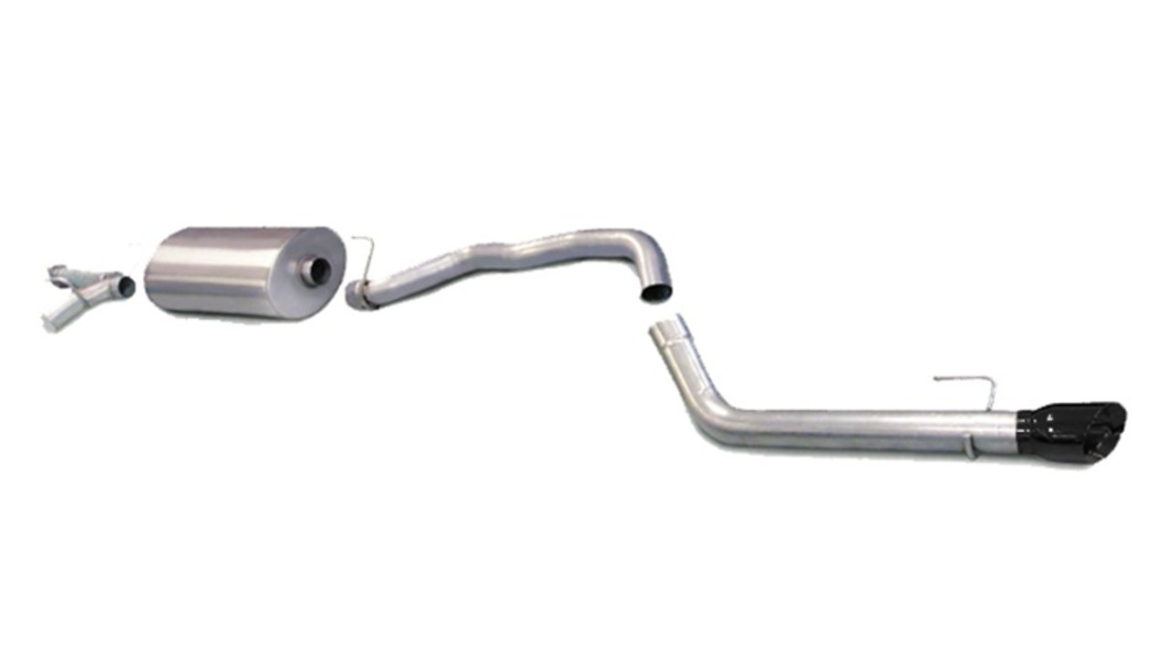 Corsa 2008-2017 Toyota Sequoia 5.7L V8 Touring Cat-Back Exhaust w/Black 4in Tip - 14573BLK