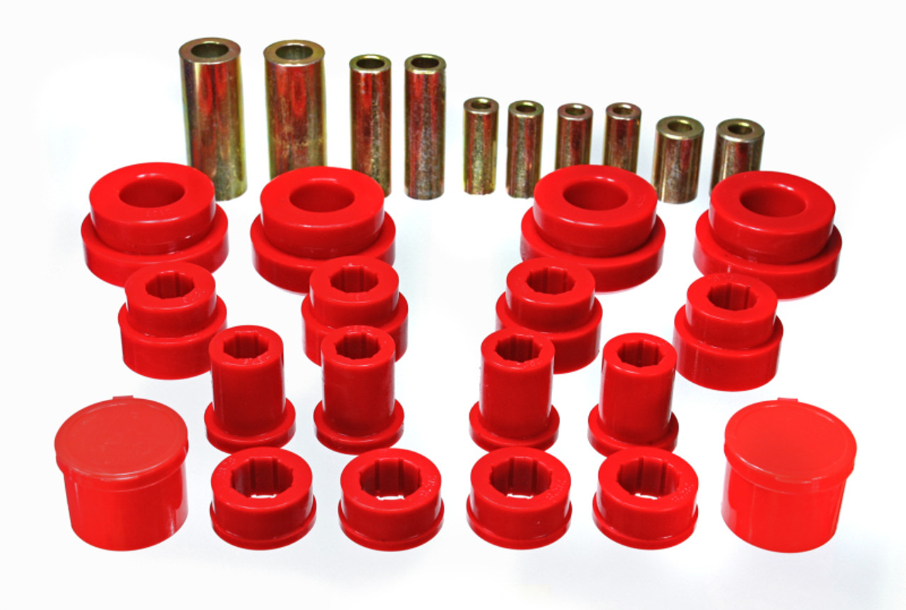 Energy Suspension 02-09 350Z / 03-07 Infiniti G35 Red Front Control Arm Bushing Set - 7.3121R
