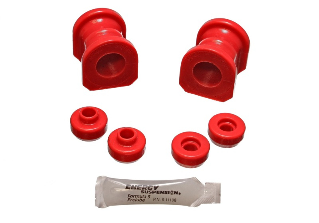 Energy Suspension 89-94 Nissan 240SX (S13) Red 25mm Front Sway Bar Bushing Set - 7.5123R