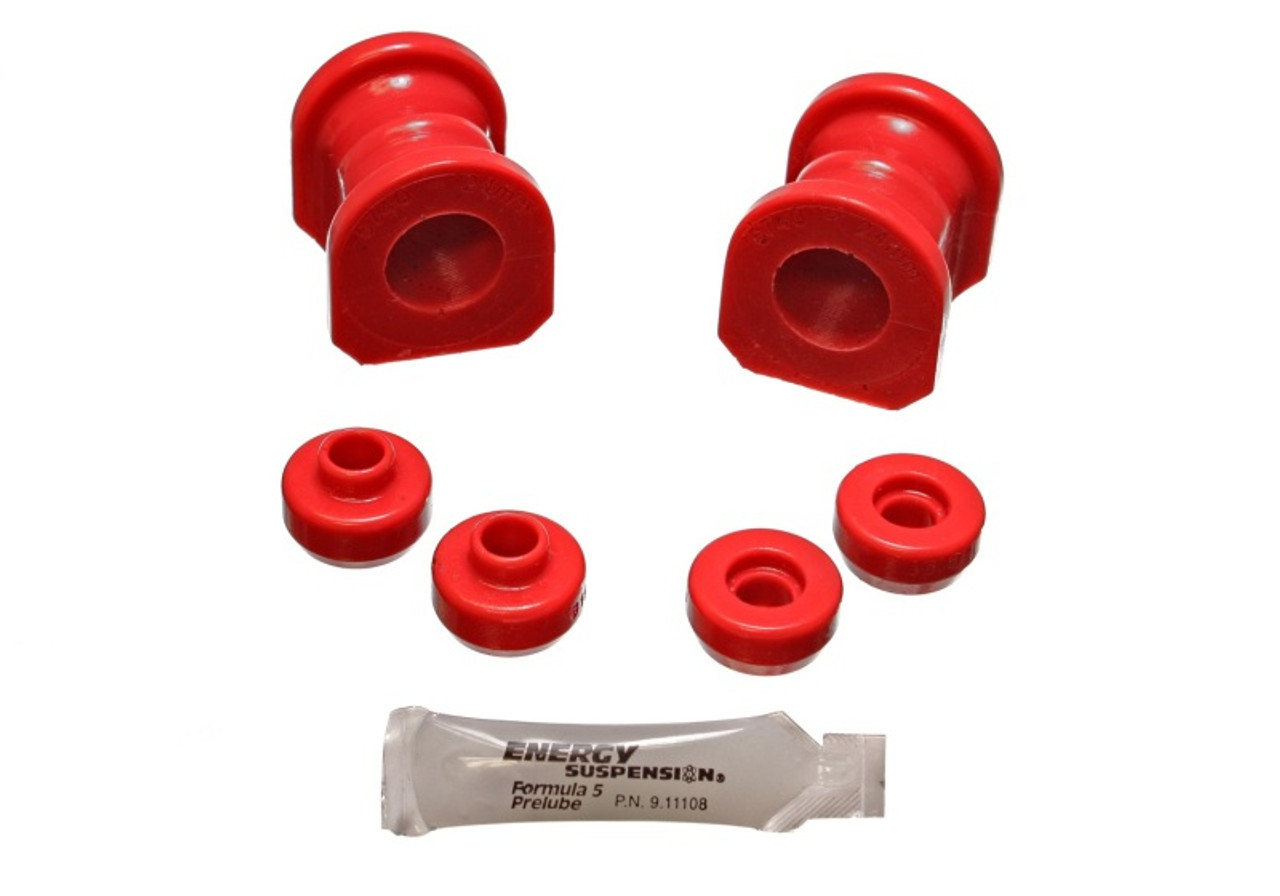 Energy Suspension 89-94 Nissan 240SX (S13) Red 25mm Front Sway Bar Bushing Set - 7.5123R